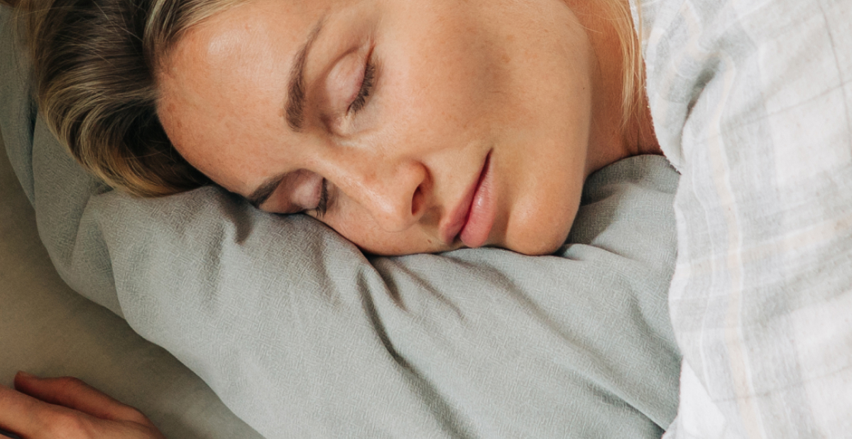 How does sleep affect your skin? Woman sleeping