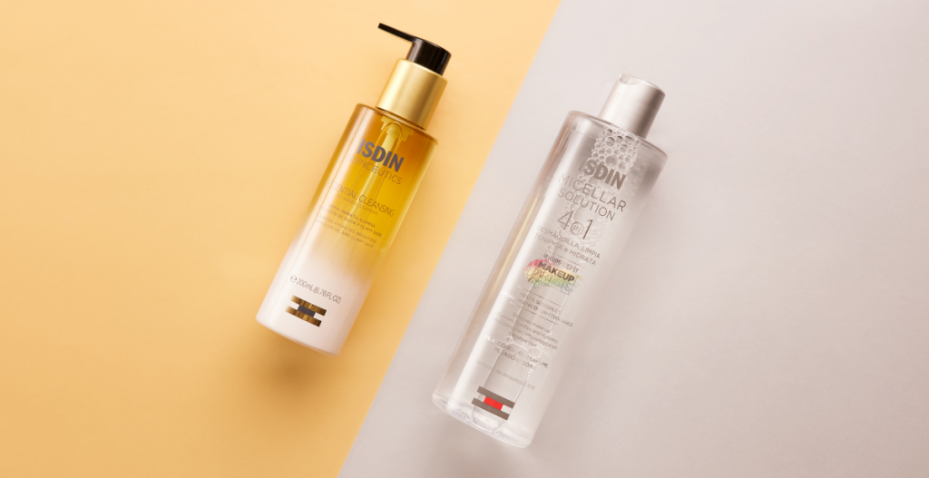 ISDIN oil and micellar cleansers
