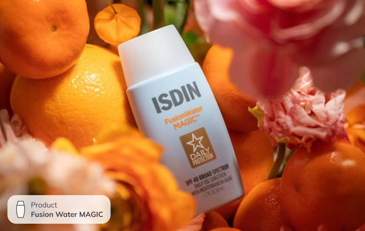 lightweight formula sunscreen for all skin types ISDIN cute package