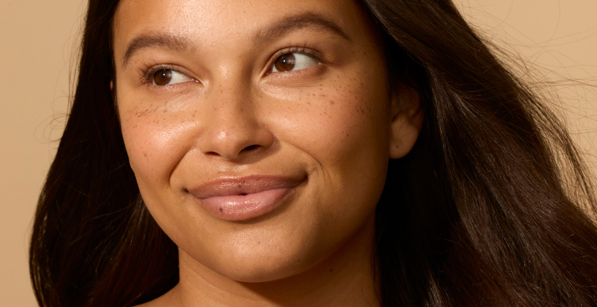 Woman smiling