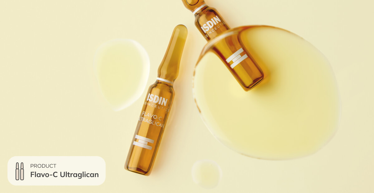 ISDIN Flavo-C Ultraglican serum ampoules