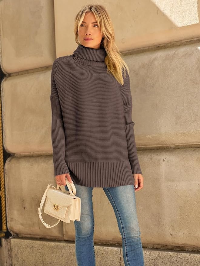 LILLUSORY Turtleneck Batwing Sweater
