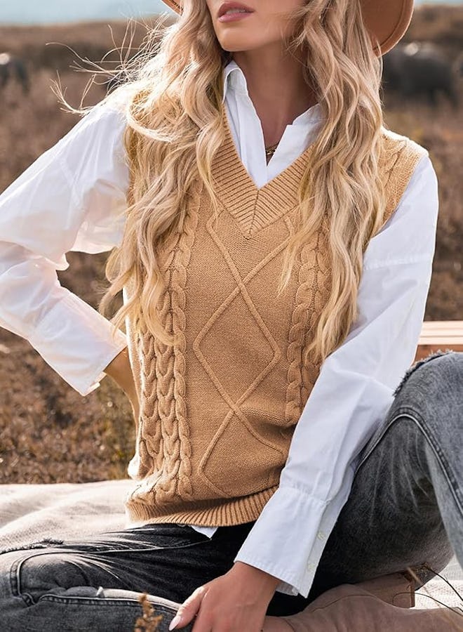EVALESS Sweater Vest
